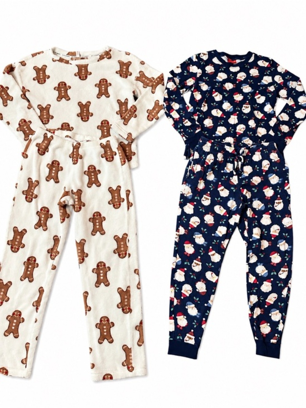 Holiday Lane Small Santa Pajama long sleeve pants set Christmas Gingerbread 🎅🏼